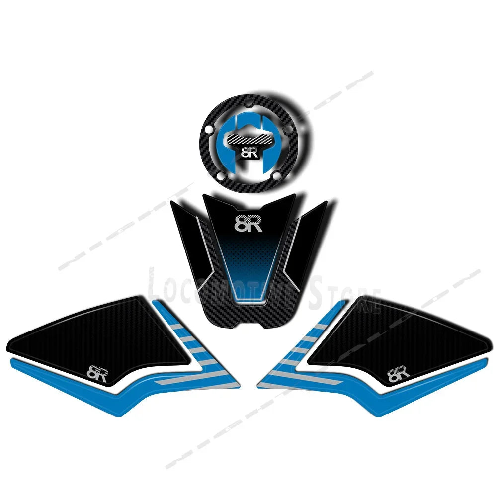 3D Epoxy Resin Sticker Protection Decal Tank Pad Stickers Kit for GSX 8R GSX-8R 2024-