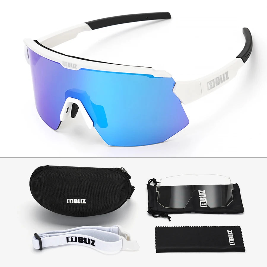 B Bliz Breeze Style Polarized Cycling Sunglasses UV400 Photochromic Outdoor Glasses for Men Women Anti-Slip for Climbing Hiking