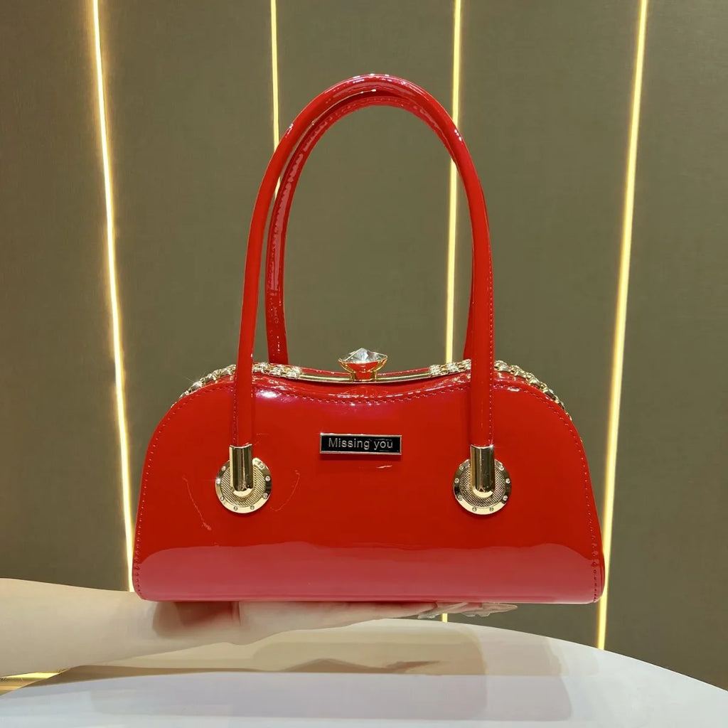 New women's large-capacity handbag retro fashion banquet bag versatile commuter women's bag shoulder messenger bag