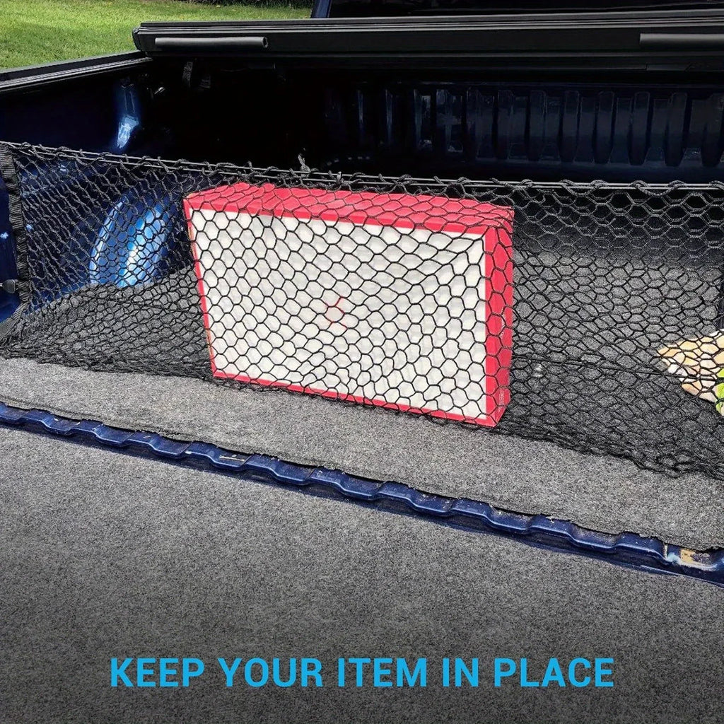 Truck Bed Cargo Net Truck Bed Storage Net Organizer Envelope Cargo Net Elastic Mesh Net for Chevy Silverado F150 F250