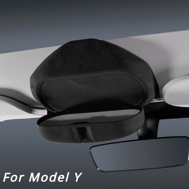 Car Sunglasses Case Glasses Storage Box Holder For Tesla Model 3 Highland 2023 For Model Y/3 Car Glasses Case Box Car Accessorie