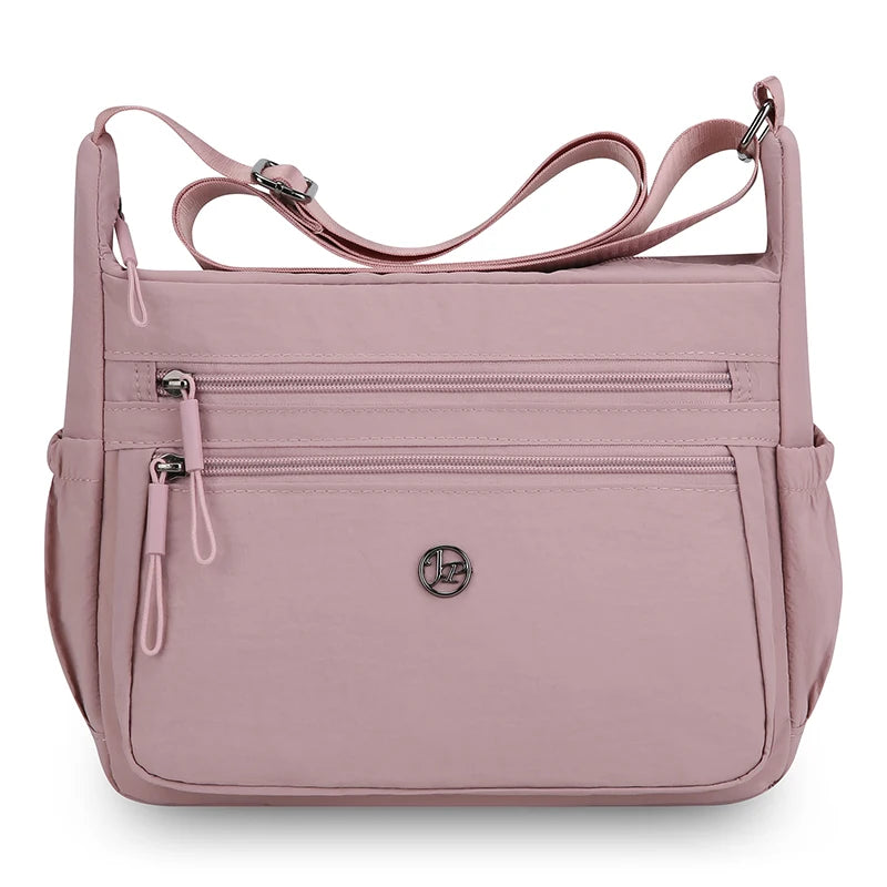 Crossbody Shoulder Bag for Ladies, Waterproof Multi Pocket Messenger Purse for Daily Commute Outdoor Casual Travel