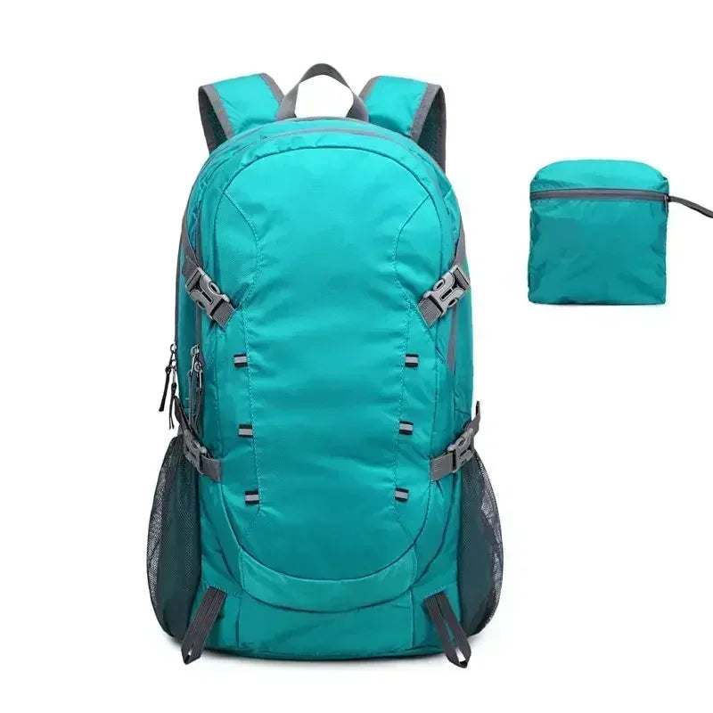 40L Outdoor Foldable Backpack Ultralight Waterproof Soft Camping Shoulder Pack Climbing Travel Mountaineering Camping Hiking Bag