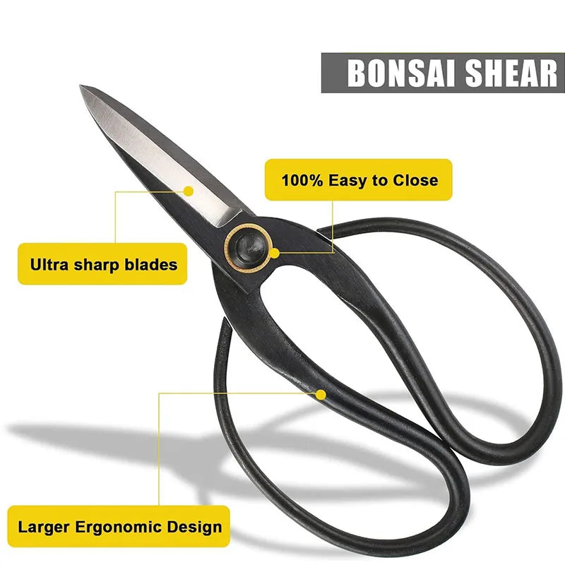Professional Bonsai Scissors 7.3" Bonsai Shears Gardening Pruning Shears For Arranging Flowers Bonsai Clippers For Trimming Plan