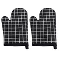 2PCS high-temperature resistant oven gloves, anti scalding, anti slip, thickened cotton and linen insulation gloves, household m