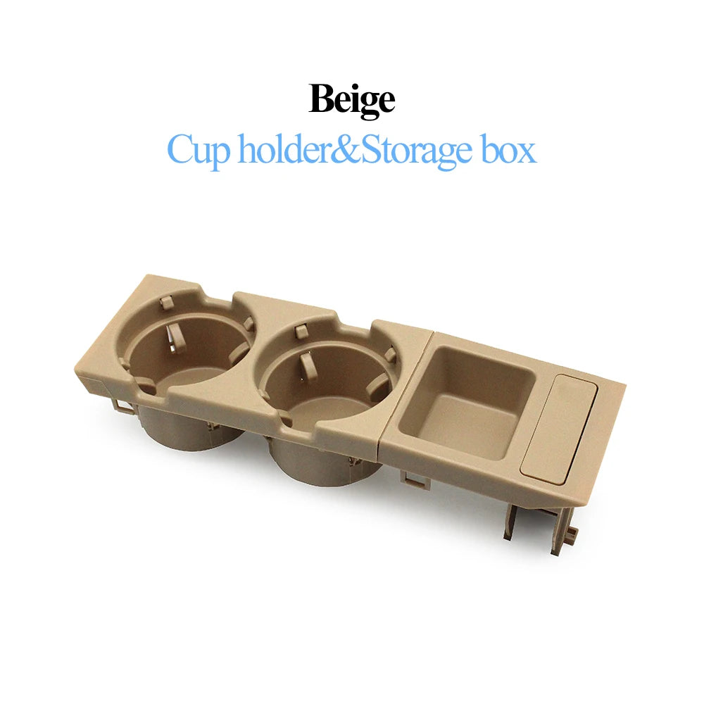 Car Front Center Console Drink Water Cup Holder Storage Tray Box For BMW 3 Series E46 1998-2006 323i 318i 320i 51168217953