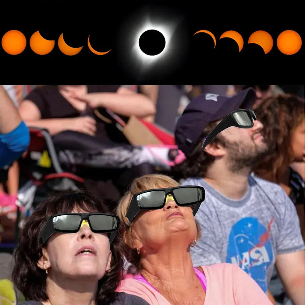 1/2/3/5/10 Pack Solar Eclipse Glasses Meets ISO 12312-2:2015(E) Standards Plastic Eclipse Glasses Solar Eclipse Viewing Glasses