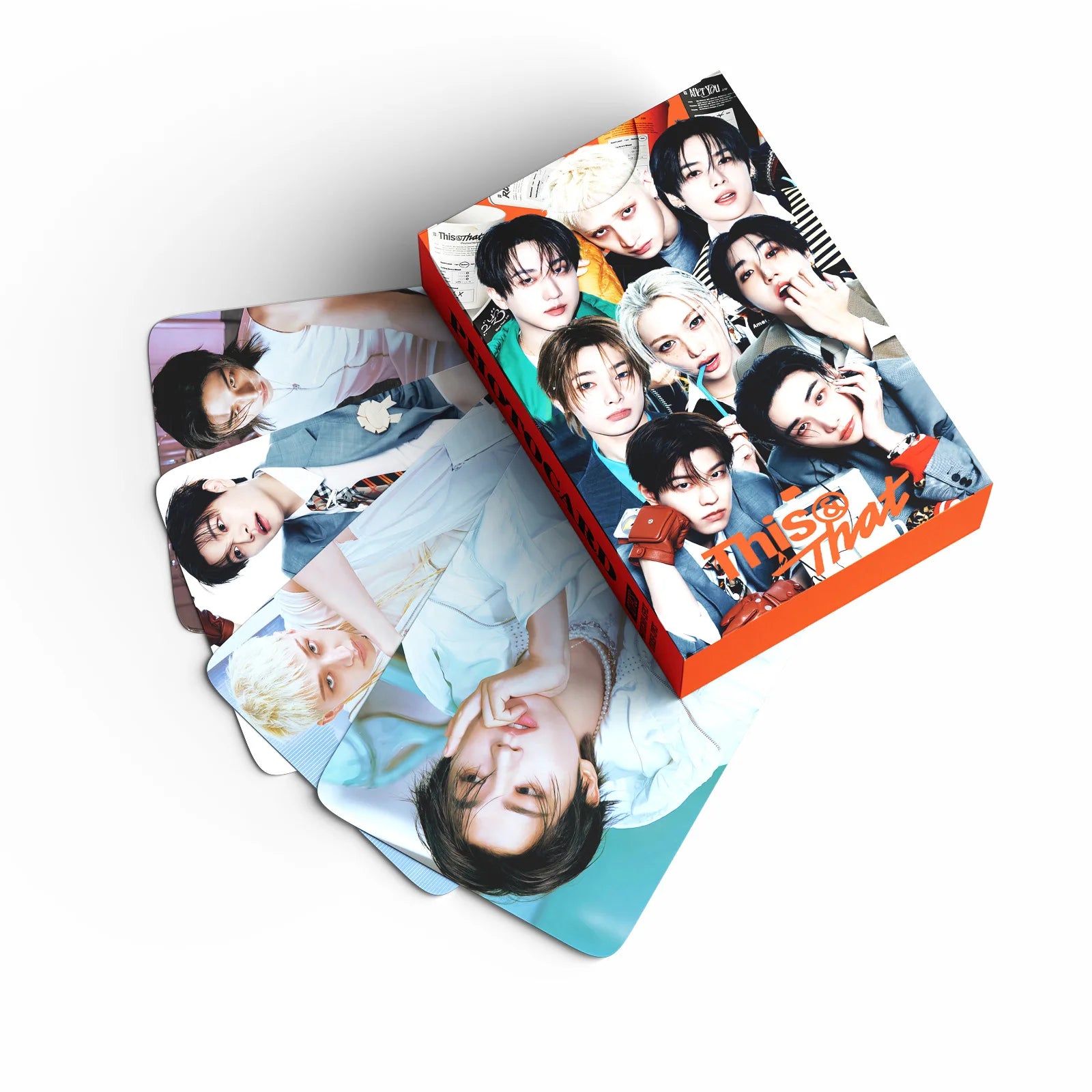 127 Korean Boy Group THIS&THAT Mini Cards Stickers Celebrity Photo Cards LOMO Cards Fan Collection Cards Gift