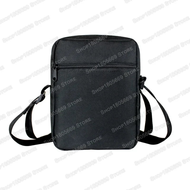 Cool Golden Soccer with Crown Print Crossbody Bags Hot Blood Football Sport Handbags Teenagers Boys Girls Phone Holder Bookbag