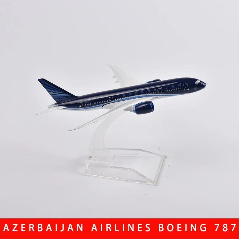 JASON TUTU Boeing 787 Airplane Model Aircraft Model Diecast Metal 1/400 Scale Collection For Display Show Gift