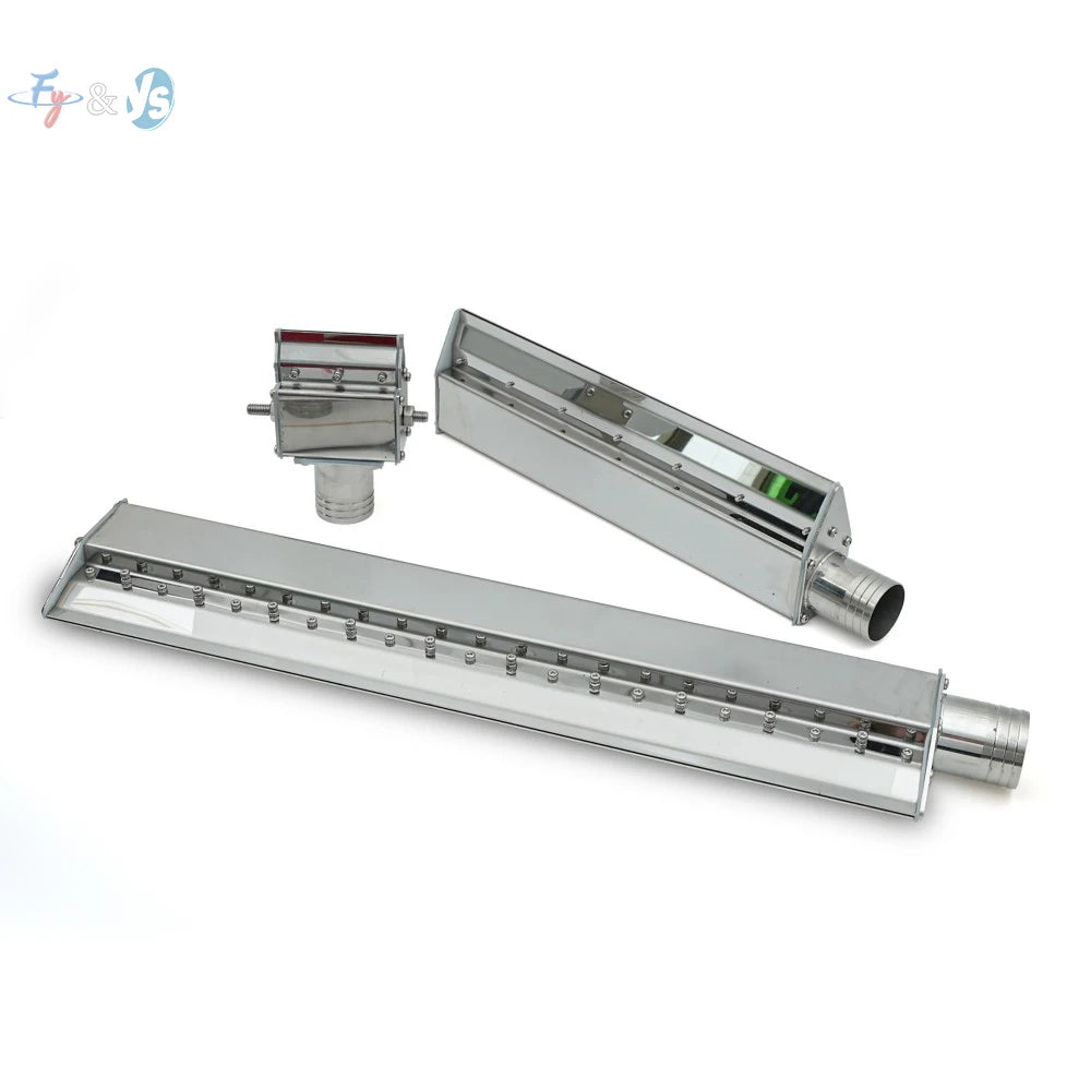 SS 304 Industrial Blower-powered Air Knife Blower Air Knife Wire Drying Air Knife Wind Air Jet Knife Customized 100-1000mm