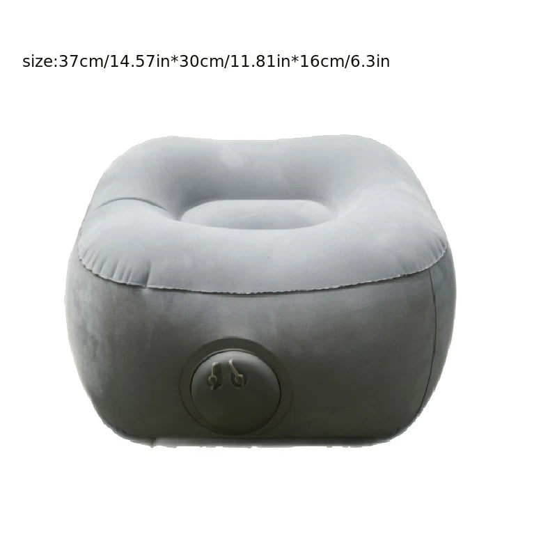 Portable Foldable Press Inflatable Lazy Lounger Wearproof Air Chair For Camping Fishing Beach Picnic Car Office Daily Relax Use