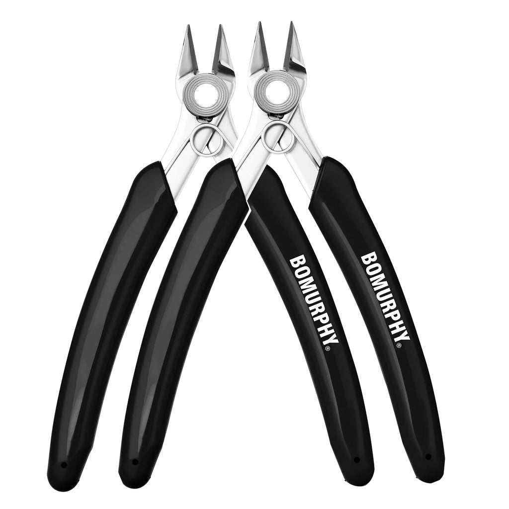 BOMURPHY Diagonal Pliers Precision Wire Cutters Nipper for Electronic Repair DIY Craft Cutting Tools