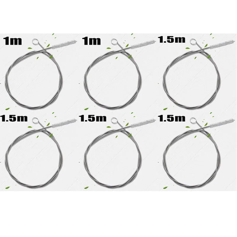 Car Drain Dredge Cleaning Scrub Brush 100/150cm Auto Sunroof Long Hoses Detailing Cleaning Tool Car Accessories for Benz