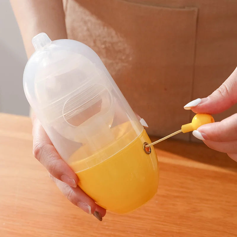 Egg Yolk Shaker Egg Puller Scrambler Gadget Manual Mixing Eggs Spin Maker Household Egg Tool Kitchen Accessories