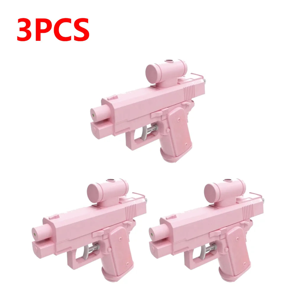 5-1PC Handheld Water Prank Gun Two-Way Spray Trick Reverse Water Gun Summer Outdoor Pool Watergun Toys Pistola de agua de broma