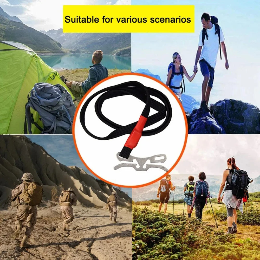 First Aid Elastic Ropes Fast Hemostasis Outdoor Tourniquet Tools Belt Survival Equipment Combat Application Camping Supplies