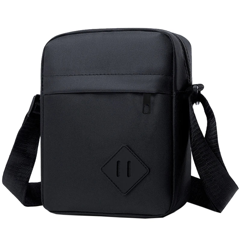 Everyday Versatile Oxford Shoulder Bag Trendy Compact Crossbody, Comfort Strap for Men’s All Casual Daily Occasions