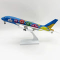 30CM Scale A380 Dubai Expo Painted Aviation Airlines Airplanes Plane Model Aircraft Resin Model Toys Plane Model Child Toy with