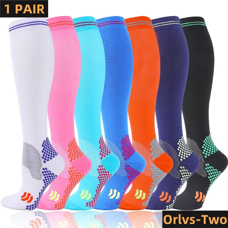 Compression Socks 20-30 Mmhg Medical Nursing Stockings Best For Flight Travel Maternity Pregnancy Edema Diabetes Varicose Veins