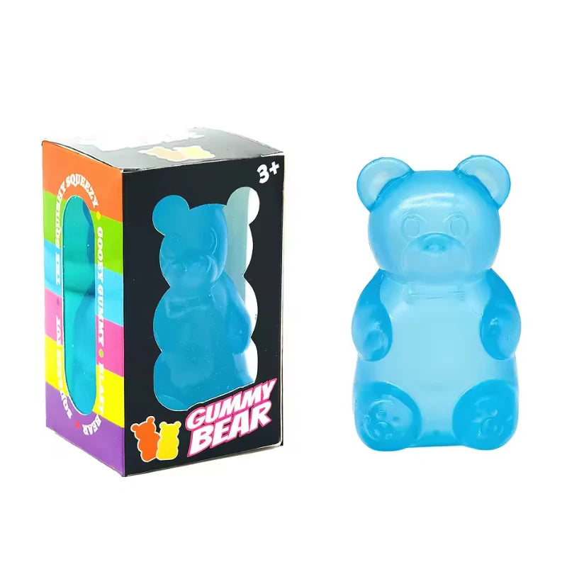 hot NeeDoh Dippin Dazzler Egg Donut prank stress relief toy soft glue vinyl squeeze toy Slow Rebound Pinch Ornament Relaxation