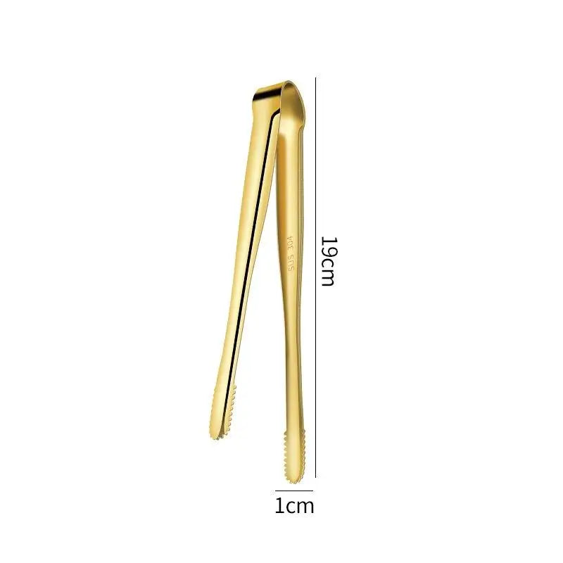 1Pc New Stainless Steel Grill Tongs Cooking Utensils for BBQ Baking Silver Kitchen Accessories Camping Supplies