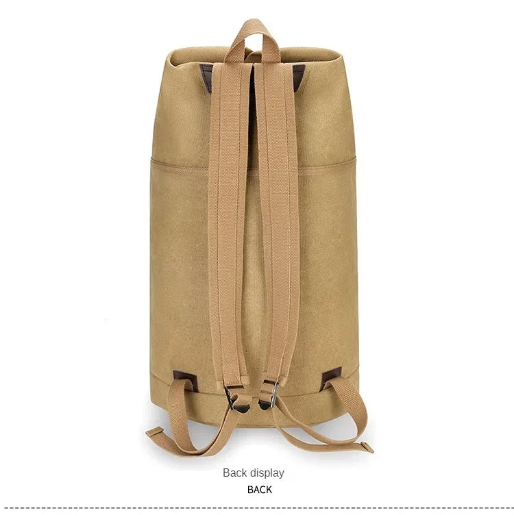 30L/60L Outdoor Sports Bag  Rucksack Canvas Backpacks  School Bag Hiking Travel Backpacks Bucket Bag