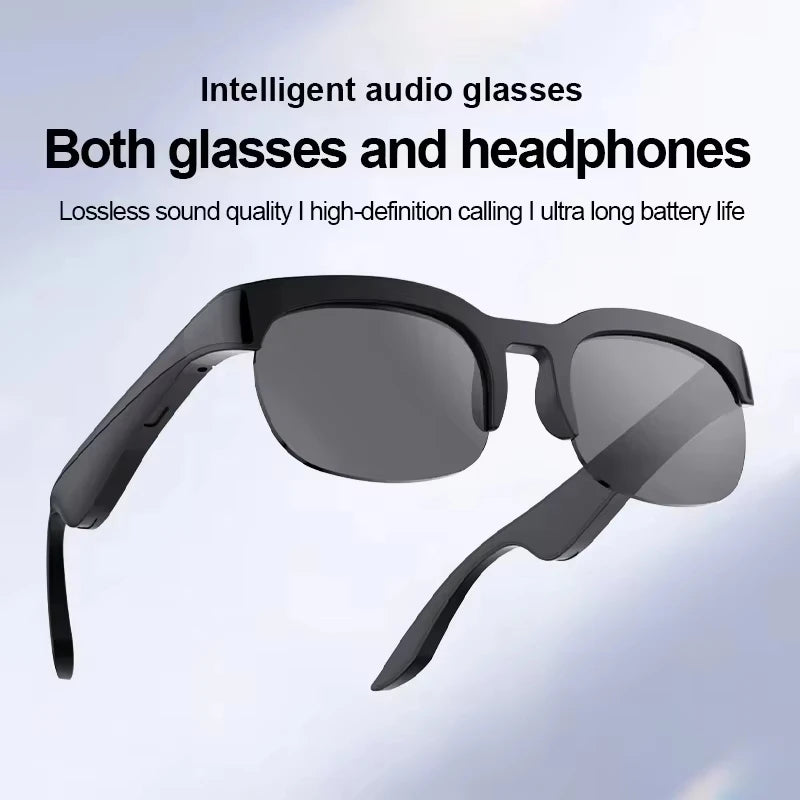 Lenovo 8K 1800MP AI Smart Glasses Hands-Free Calling AI Translation AI Chat Logging Music Playback Men Women Smart Sunglasses