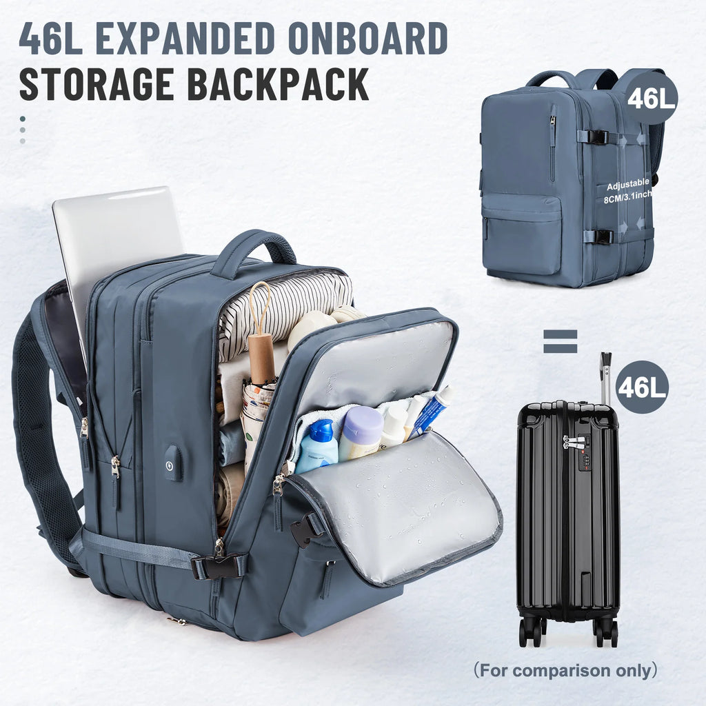 Backpack for Women Men Waterproof Air Travel Backpack Hand Luggage Laptop Bags Large Capacity Expansion Backpack Shoulder Bag
