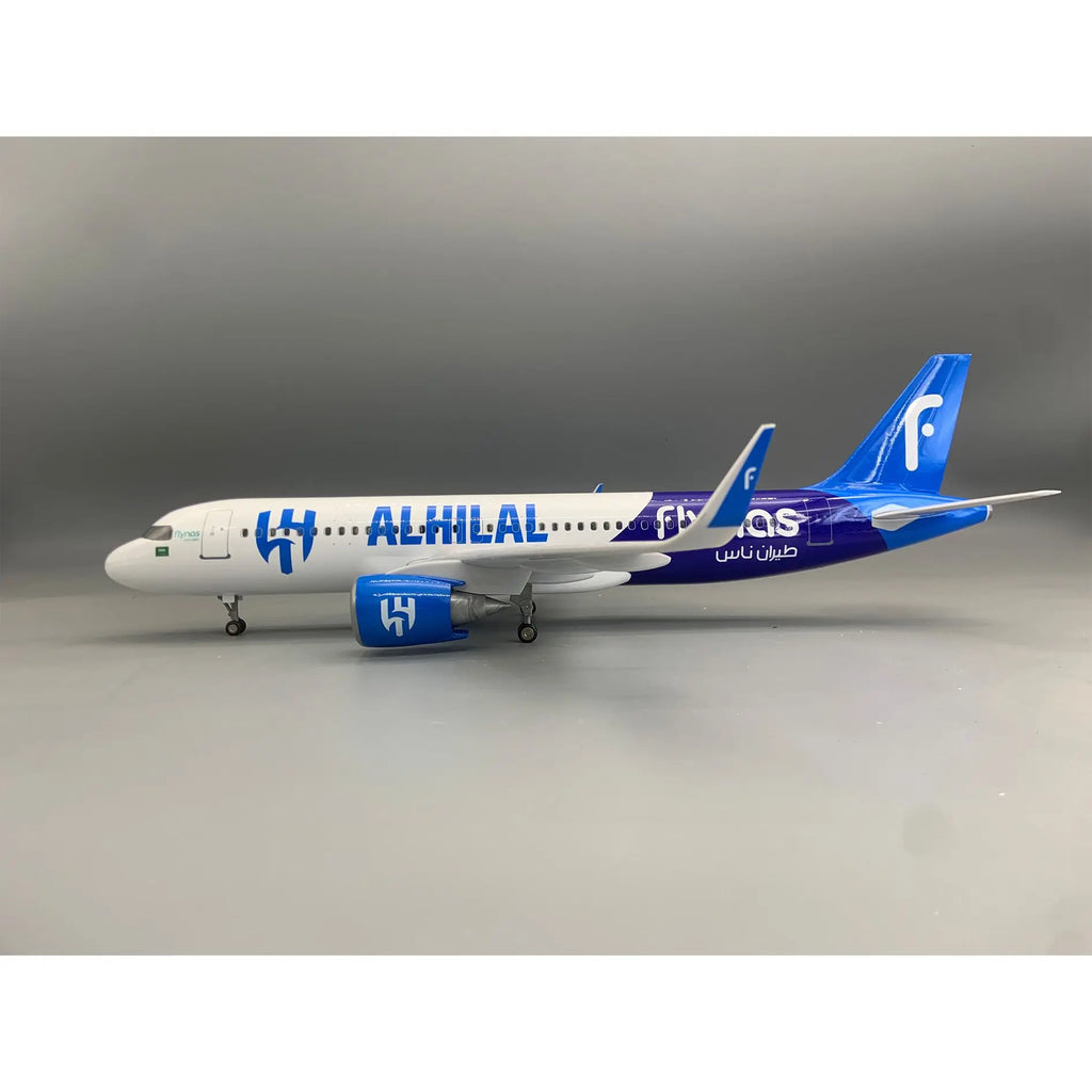 New 47cm Saudi Flynas Air A320 Diecast Resin Airplane Model Simulation of static model aircraft for Aviation Enthusiasts or Gift