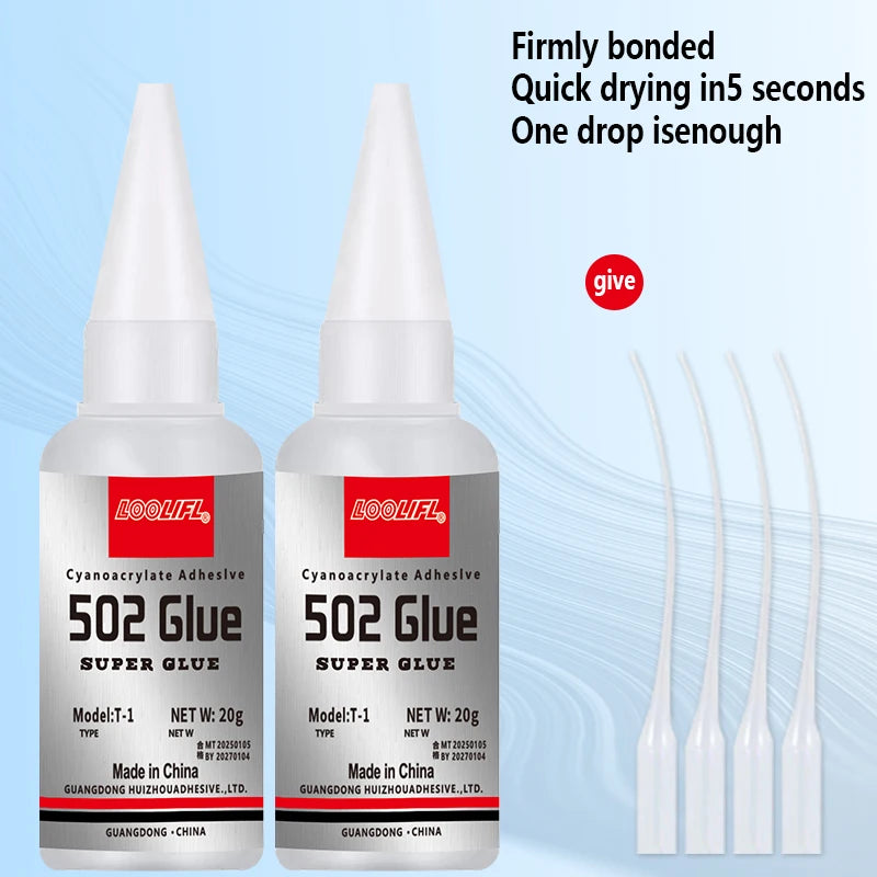 Super Glue , Super Fast, Thin  Strong Adhesive Superglue, Cyanoacrylate Glue for Hard Plastics, DIY Craft, Ceramics, Metal Etc