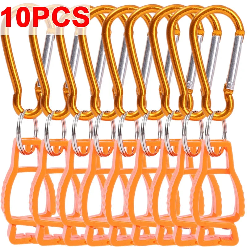Glove Clips for Work Glove Holders Glove Belt Clip Outdoor Clip Anti Loss for Hiking Climbing Skiing Camping Gear Accessories