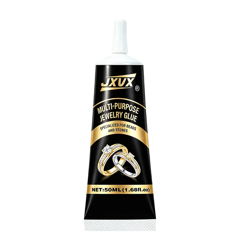 JXVX B7000 Jewelry Glue 4Pack Flexible Super Glue Gel-with Precision Tip Multi Function Glue Fabric Adhesive for Bead Jewelry Rhinestones Making