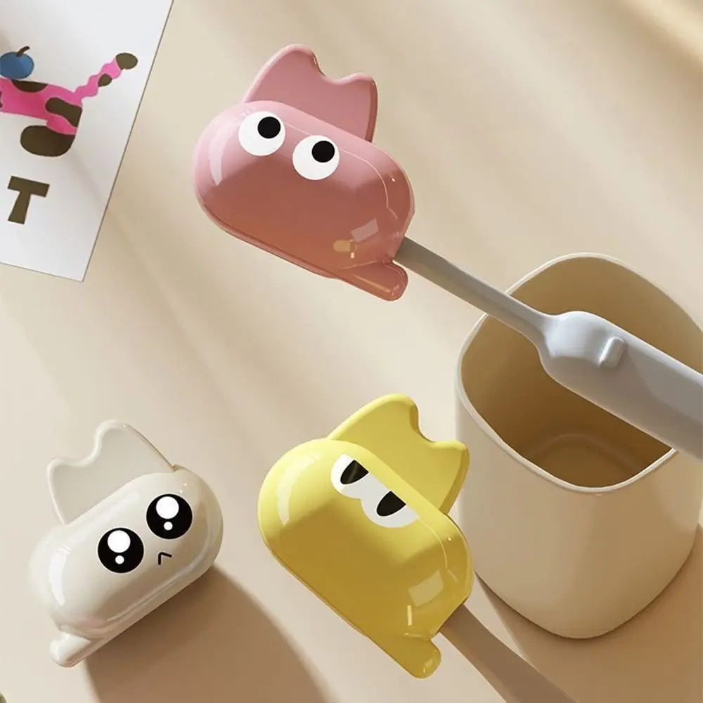 Creative Toothbrush Head Protective Cover Portable Cat Shape Toothbrush Dust Case Cap for Bathroom Supplies
