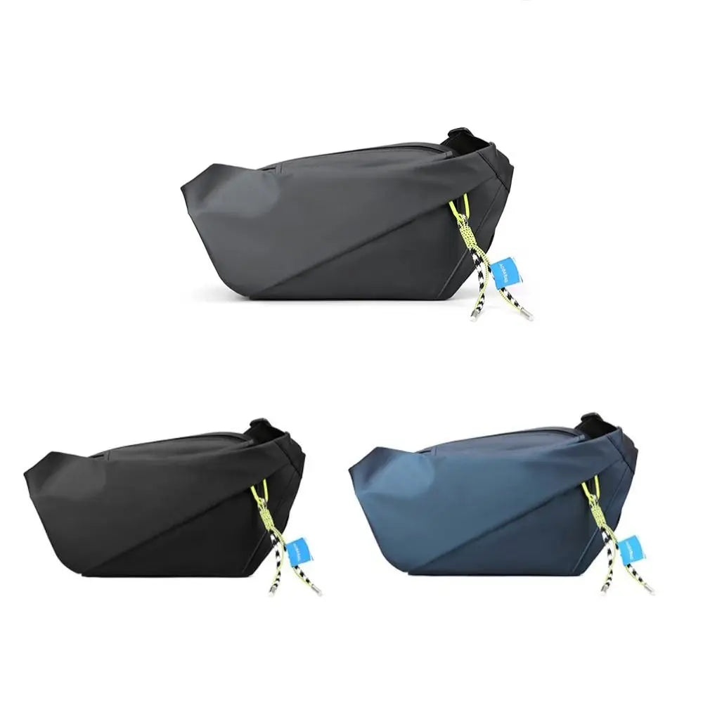 Fashion Nylon Shoulder Chest Bag Waterproof Large Capacity Messenger Bag Travel Bag Running