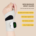 Cordless Wrist Massager USB Rechargeable Wrist Brace Wrap with Massage for Wrist Carpal Tunnel Fatigue Relief for Home Office