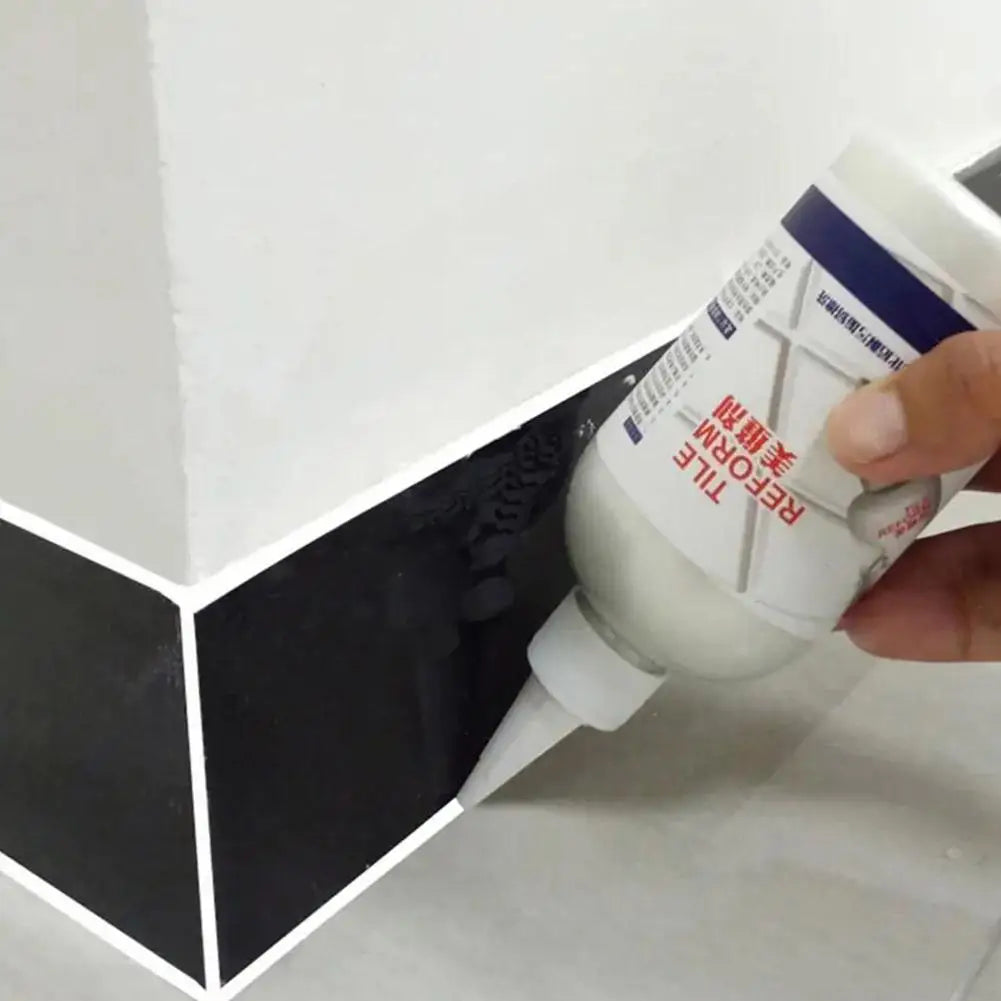 280ml Tile Gap Repair Agent Strong Waterproof Ceramic Tile Grout Crack Filling Glue Bathtub Fixing Mending Adhesive Home Bathroo