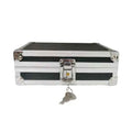 Portable Aluminum Tool Boxes Silver Metal Safety Equipment Cases Instrument Storage Case Cash Jewelry Organizers Rugged Toolbox