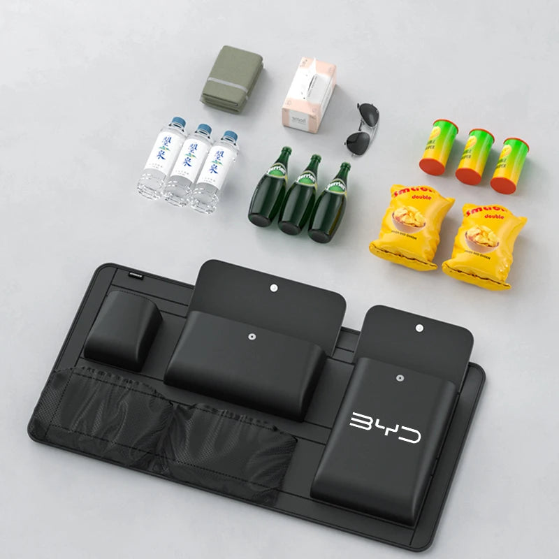 For BYD SUV S6 S7 ATTO 2 Yuan Pro/UP ATTO 3 Sealion 5/6/U/7/8  Seal Car Trunk Storage Bag Multifunctional Rear Seat Hanging Box