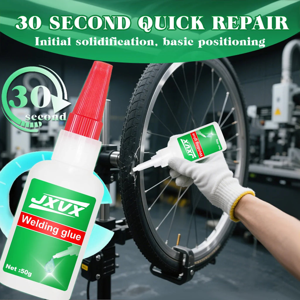 50g High Strength Oil-Based Glue for Welding - General Purpose Super Glue, Instant Adhesive Super Glue Powerful and Fast for Resin, Ceramics, Metal, Glass, Plastic, Wood, Super Glue