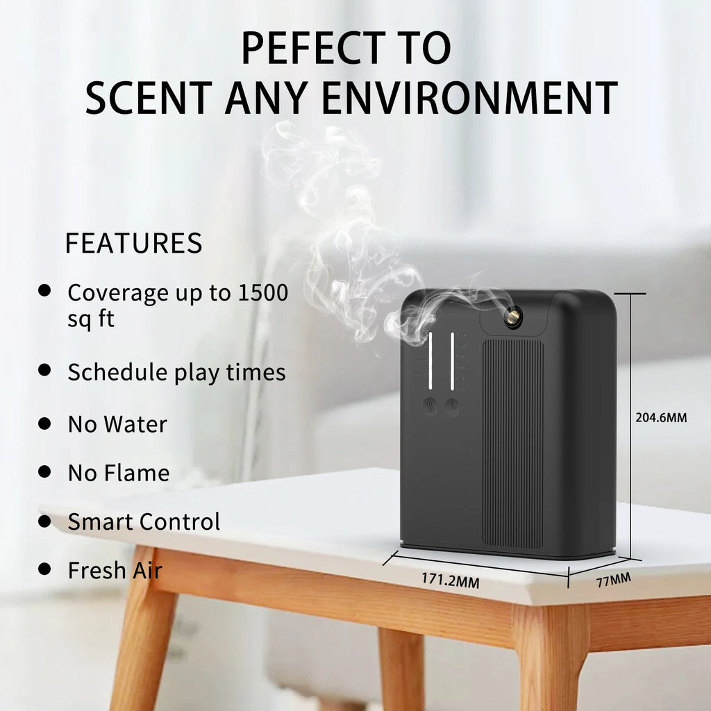NAMSTE 500m³ Cold Air Scent Diffuser Room Fragrance Diffuser Wall Mounted Hotel Air Freshener Smart WiFi Perfume Oils Diffuser
