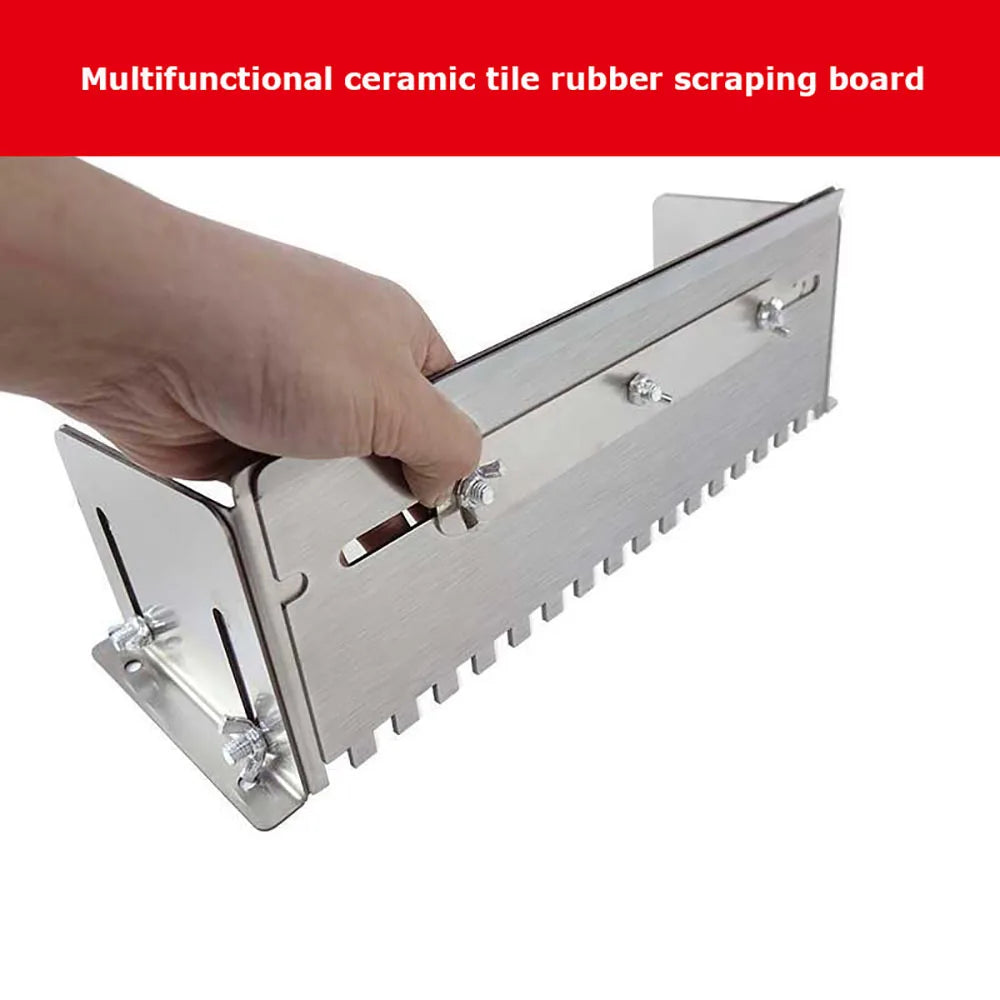 For Fast and Equal Application of Adhesive on the Floor 400-800mm Adjustable Notched Trowel Mortar Comb
