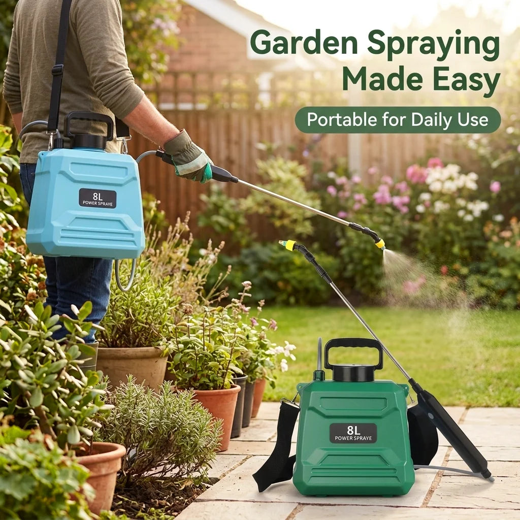 NEW Electric Sprayer Portable Agricultural Sprayer for Home High-Pressure Pesticide Sprayer Garden Watering Flower Mist Machine.