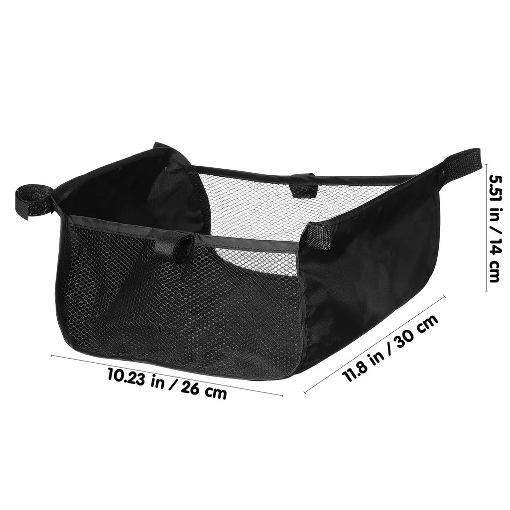 Baby Stroller Bottom Basket Oxford Cloth Lightweight Portable Pushchair Storage Organizer Bag Large Capacity Storage
