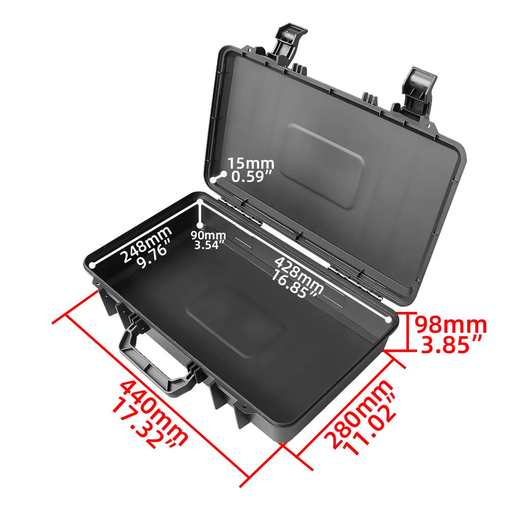 Portable Tool Box Rectangular Outdoor Monitoring Equipment Protective Plastic Case Photographic Equipment Storage Box organizer