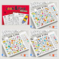 Children's Hidden Object Coloring Book Kids Find Items Coloring & Drawing Book Educational Flashcard, Handwriting Exercise Book