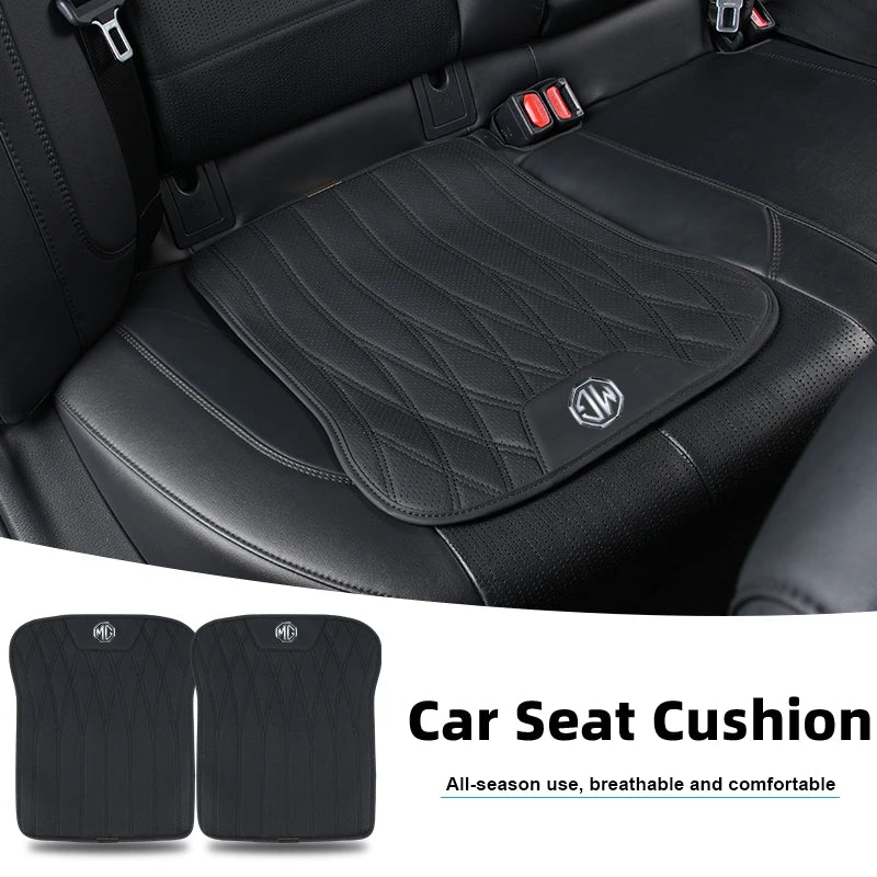 Car Seat Cushion Leather Anti-Slip Pad Seat Protector Cover Accessories For Morris Garages MG 3 5 6 7 HS ZS GS Hector TF GT ZR