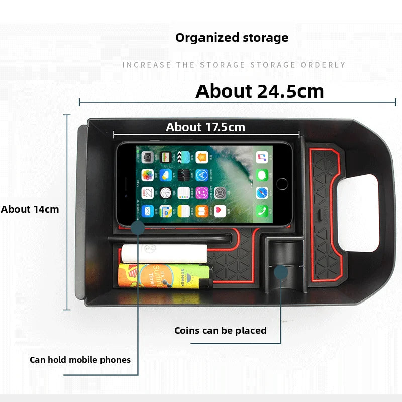 For Toyota RAV4 XA50 2019 2020 2021 2022 2023 2024 2025 RAV 4 Hybrid Car Armrest Storage Box Car Dashboard Sundries Tidying Tray
