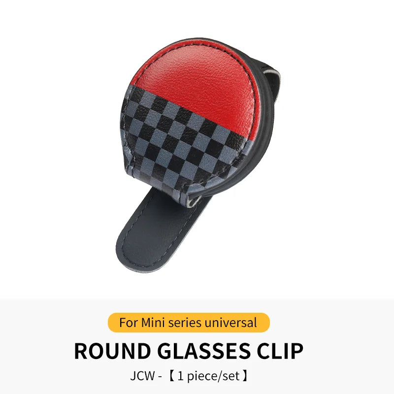 Car Sun Visor Glasses Clip For Mini Cooper F56 F55 F60 R56 R60 J01 J05 F65 F66 U25 Car Glasses Case Holder Storage Portable Clip