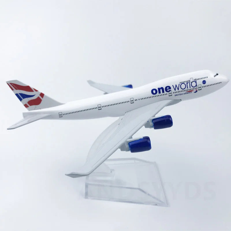 16CM 747 boeing model Series Plane Model Toy Alloy Metal Toys and Hobbies Diecast Airplanes Building Kit with Wheels Planes